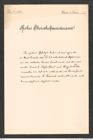 k.k. naturhistorisches Hofmuseum, Intendanzakten 1885-1896 (Hauer), Aktenzahl Z.4/1890, Seite 1
